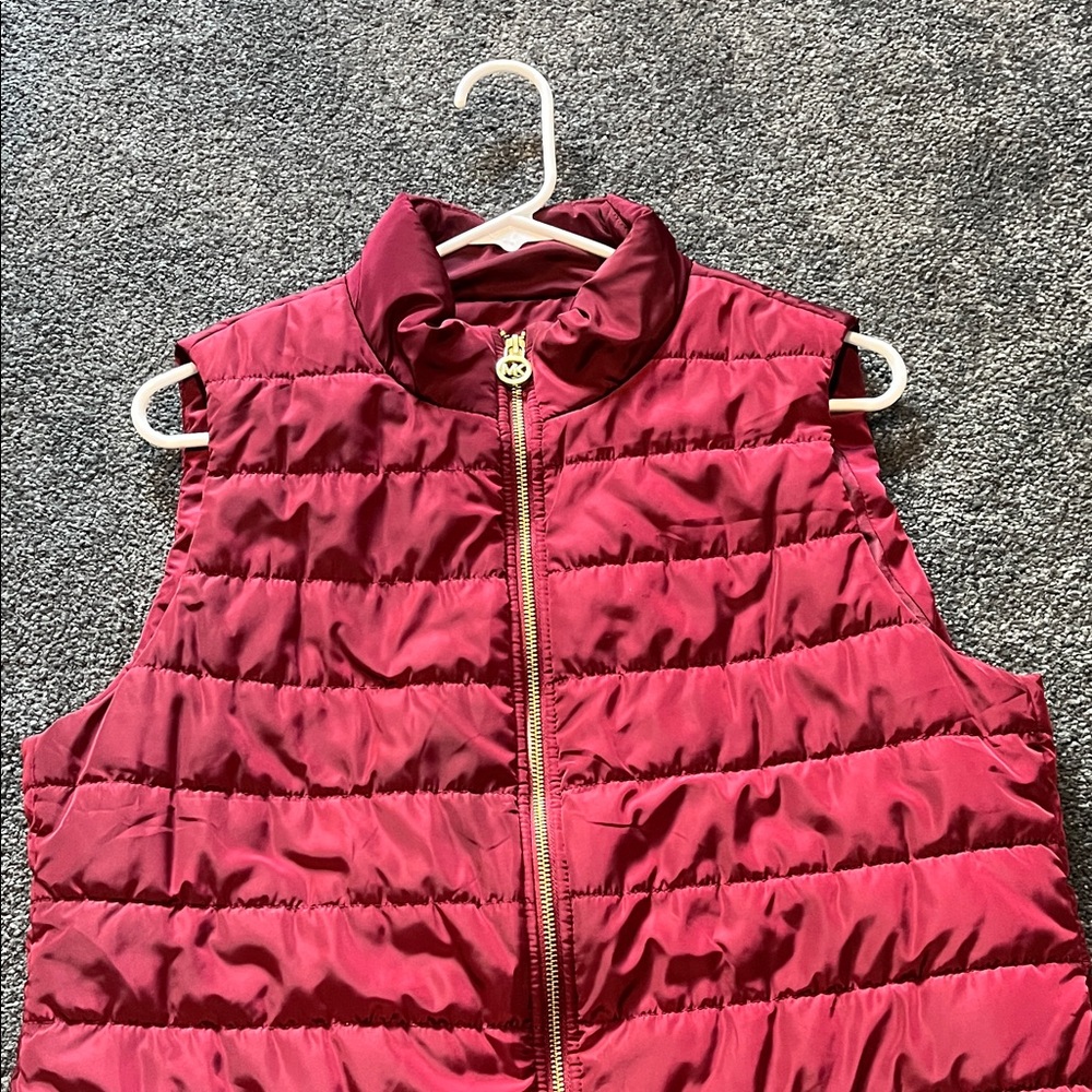 Michael Kors Burgundy Outerwear